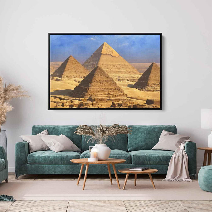 Watercolor Pyramids of Giza #117 - Kanvah