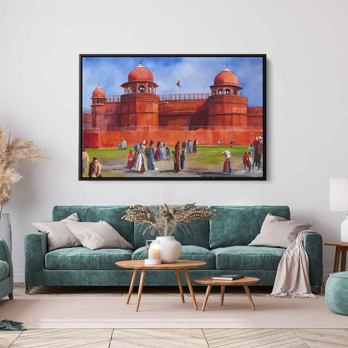 Watercolor Red Fort #126 - Kanvah