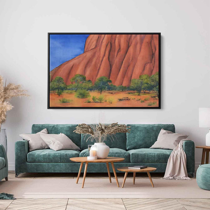Watercolor Uluru #114 - Kanvah