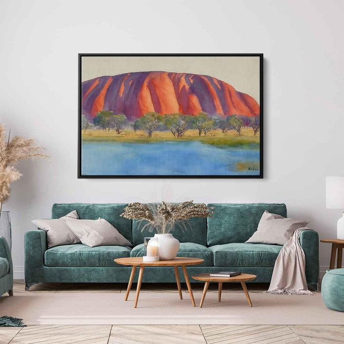 Watercolor Uluru #117 - Kanvah