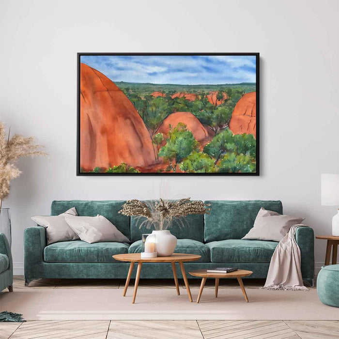 Watercolor Uluru #118 - Kanvah
