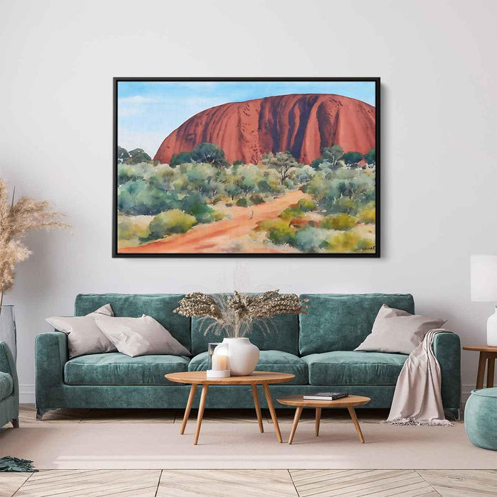 Watercolor Uluru #128 - Kanvah