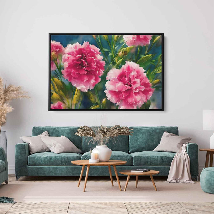 Watercolour Painting Carnations #128 - Kanvah