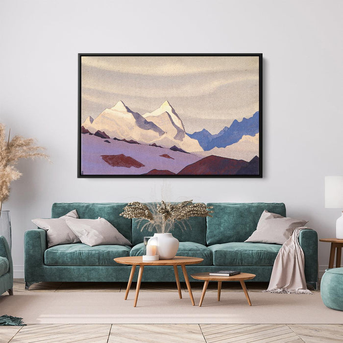 Western Himalayas by Nicholas Roerich - Canvas Artwork