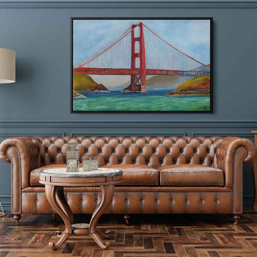 Abstract Golden Gate Bridge #134 - Kanvah