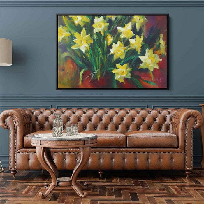 Abstract Daffodils #107 - Kanvah