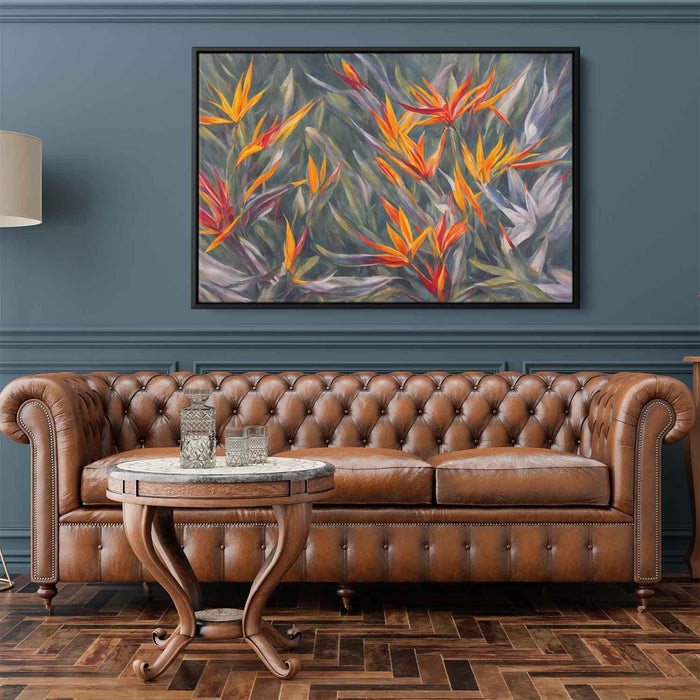 Contemporary Oil Birds of Paradise #135 - Kanvah