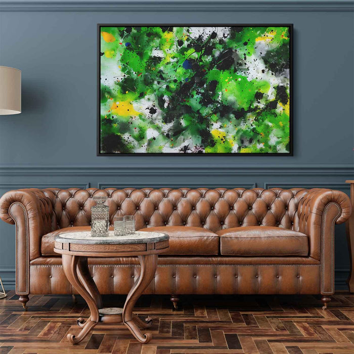 Green Abstract Splatter #117 - Kanvah