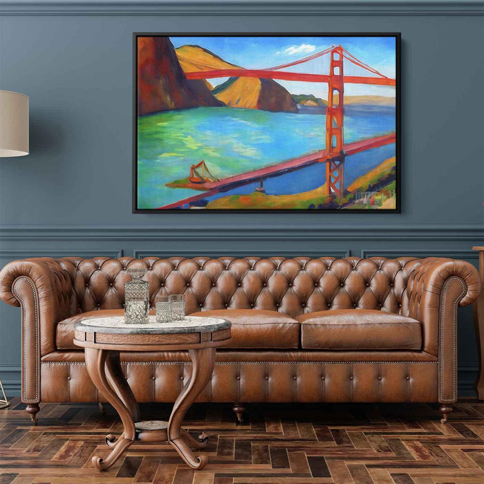 Impressionism Golden Gate Bridge #103 - Kanvah