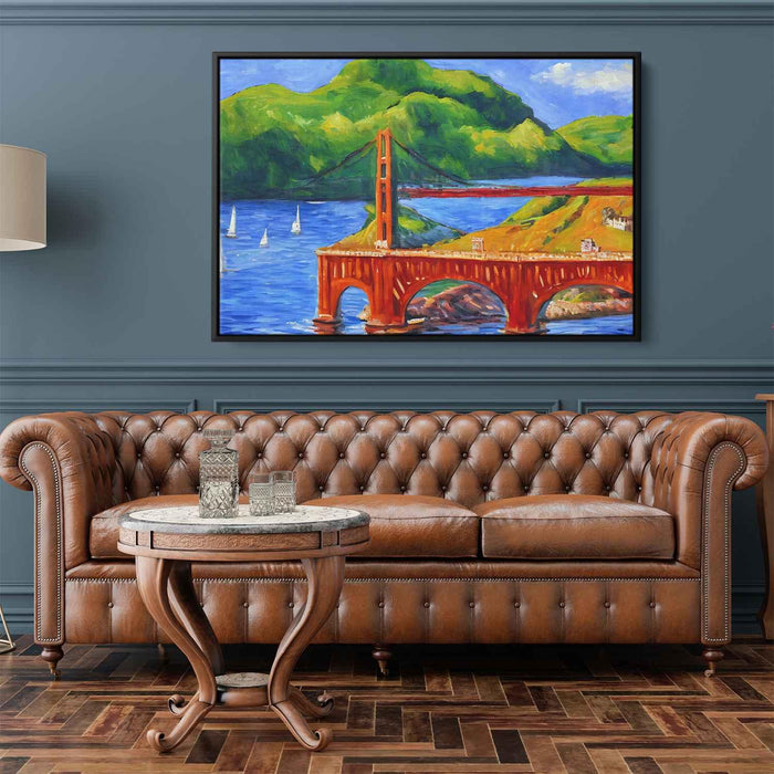 Impressionism Golden Gate Bridge #111 - Kanvah