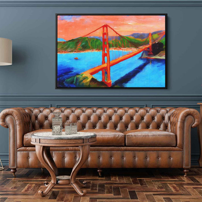 Impressionism Golden Gate Bridge #118 - Kanvah
