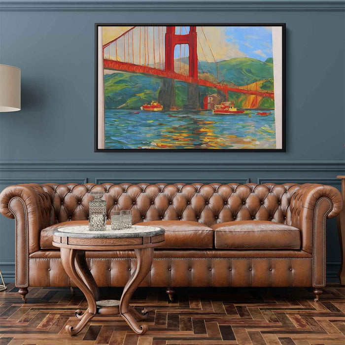 Impressionism Golden Gate Bridge #134 - Kanvah