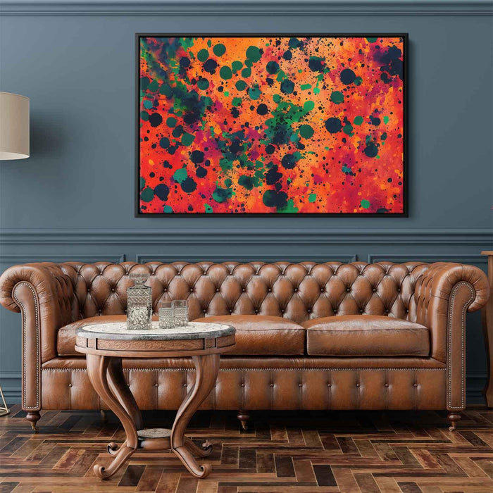 Orange Abstract Splatter #117 - Kanvah