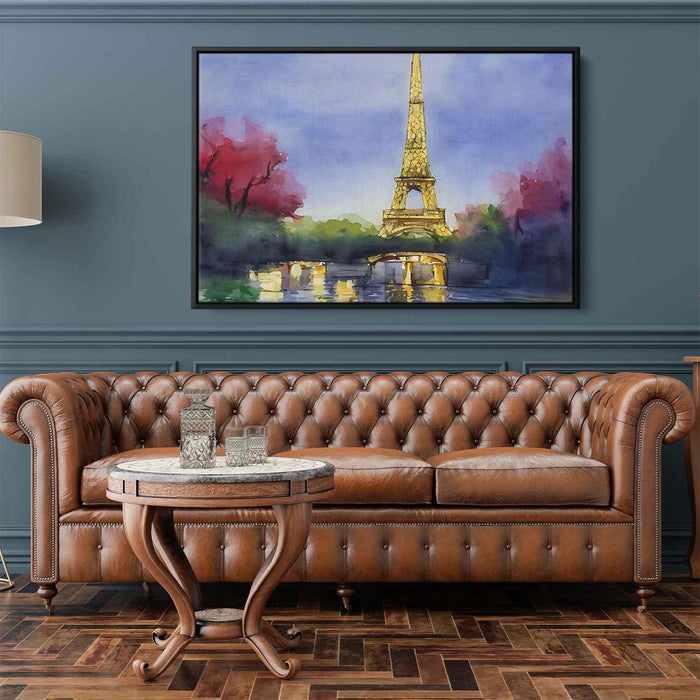 Watercolor Eiffel Tower #127 - Kanvah