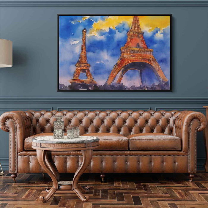 Watercolor Eiffel Tower #136 - Kanvah