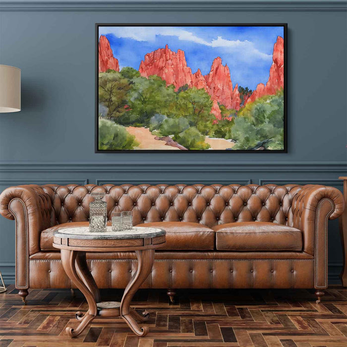 Watercolor Garden of Gods #135 - Kanvah