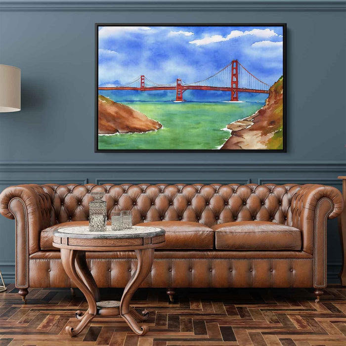 Watercolor Golden Gate Bridge #124 - Kanvah