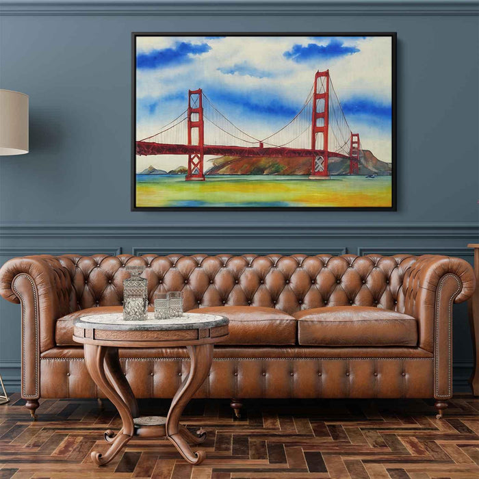 Watercolor Golden Gate Bridge #126 - Kanvah