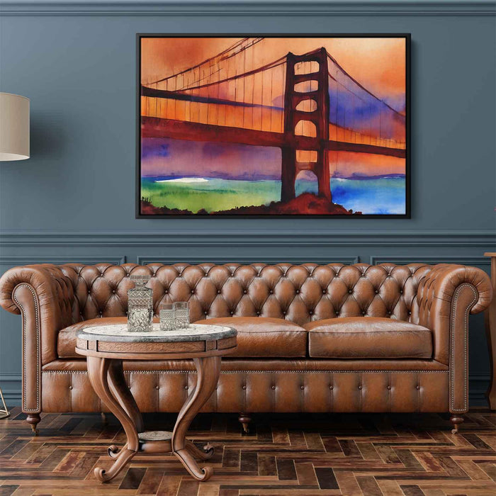 Watercolor Golden Gate Bridge #134 - Kanvah