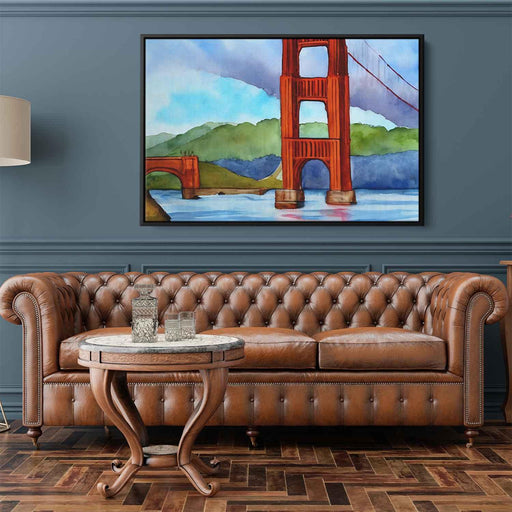 Watercolor Golden Gate Bridge #135 - Kanvah
