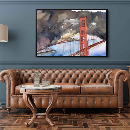 Watercolor Golden Gate Bridge #136 - Kanvah