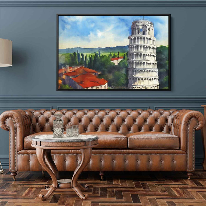 Watercolor Leaning Tower of Pisa #114 - Kanvah