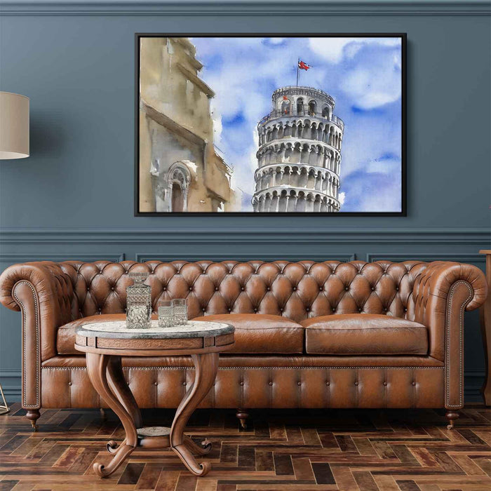 Watercolor Leaning Tower of Pisa #126 - Kanvah