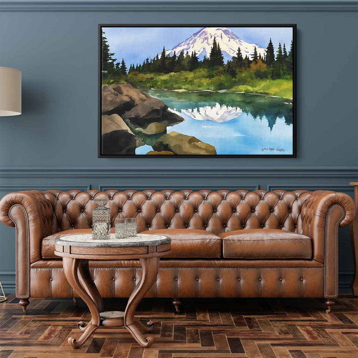 Watercolor Mount Rainier #117 - Kanvah