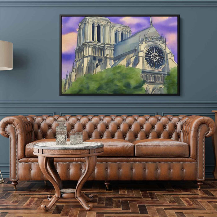Watercolor Notre Dame Cathedral #103 - Kanvah