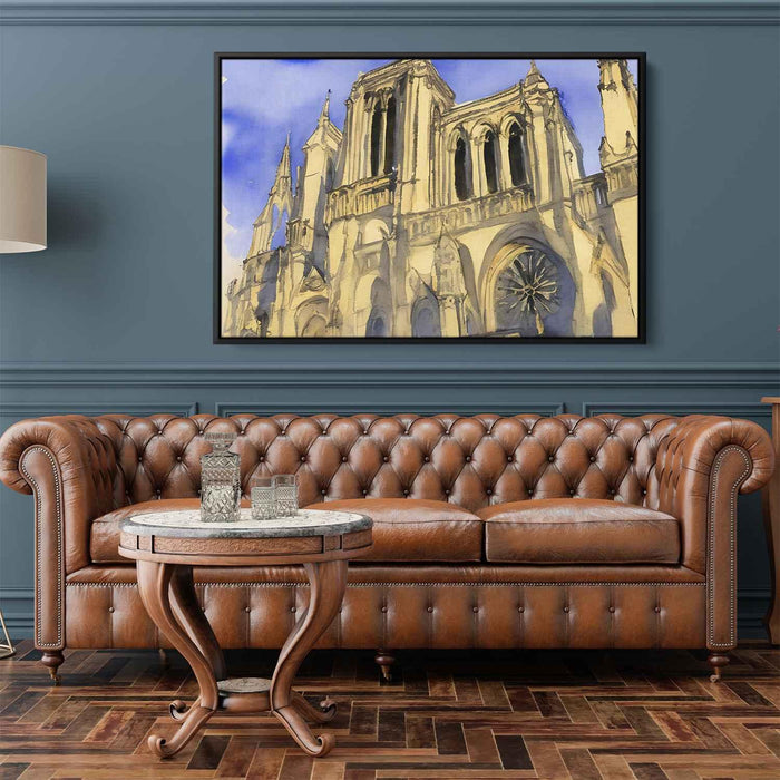 Watercolor Notre Dame Cathedral #118 - Kanvah