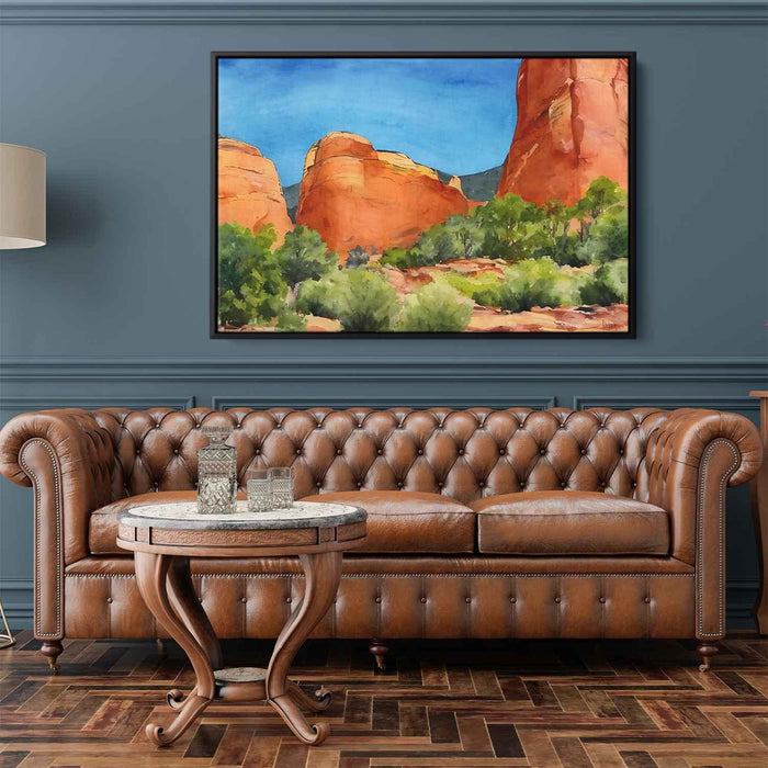 Watercolor Sedona Red Rocks #126 - Kanvah