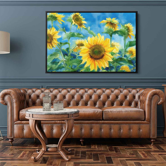 Watercolor Sunflower #126 - Kanvah