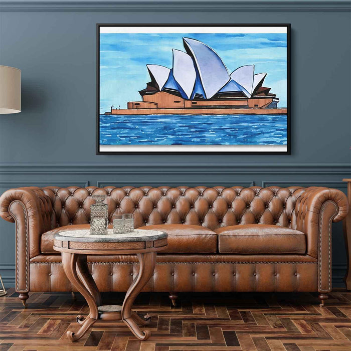 Watercolor Sydney Opera House #126 - Kanvah