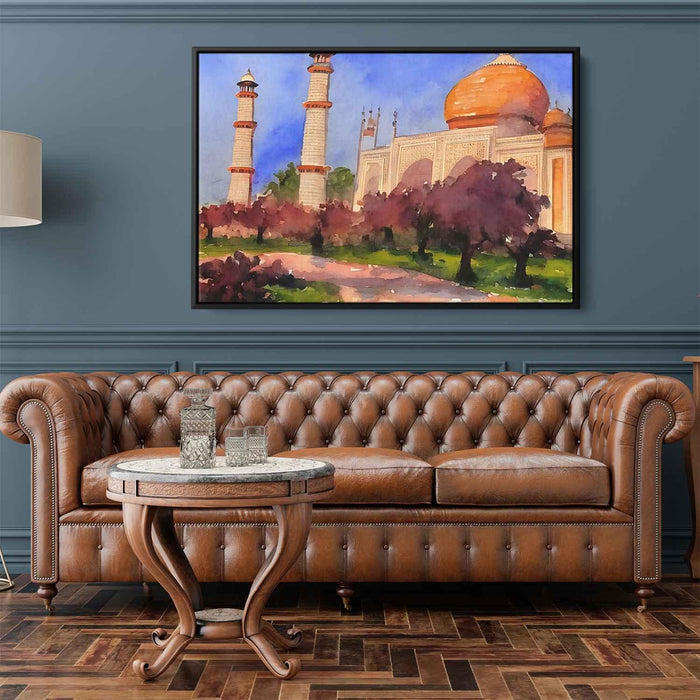 Watercolor Taj Mahal #103 - Kanvah