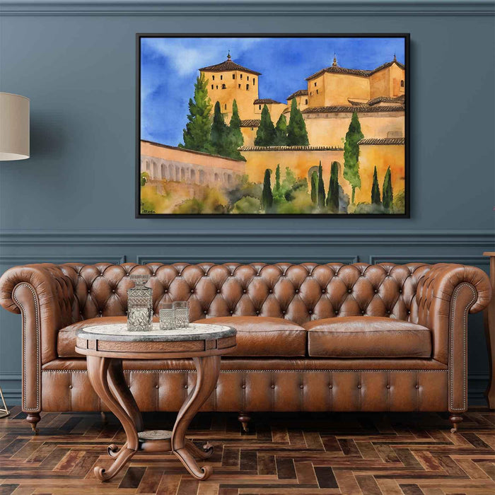 Watercolor Alhambra #103 - Kanvah