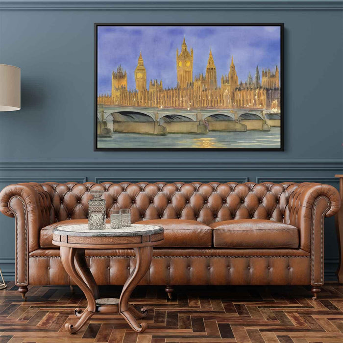 Watercolor Palace of Westminster #124 - Kanvah