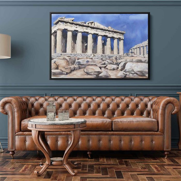 Watercolor Parthenon #117 - Kanvah