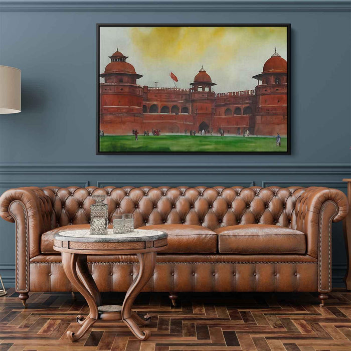 Watercolor Red Fort #133 - Kanvah