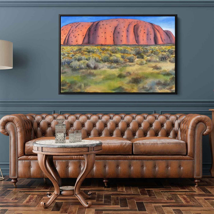 Watercolor Uluru #103 - Kanvah