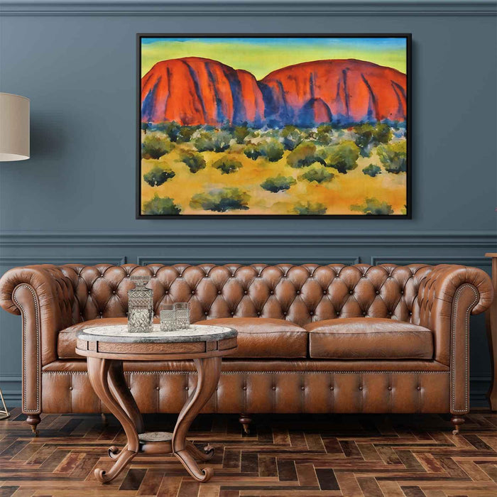 Watercolor Uluru #111 - Kanvah