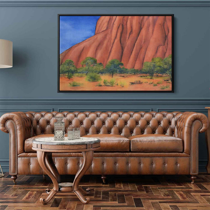 Watercolor Uluru #114 - Kanvah