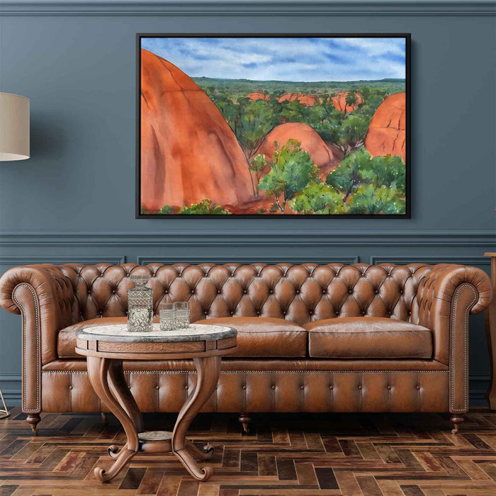 Watercolor Uluru #118 - Kanvah