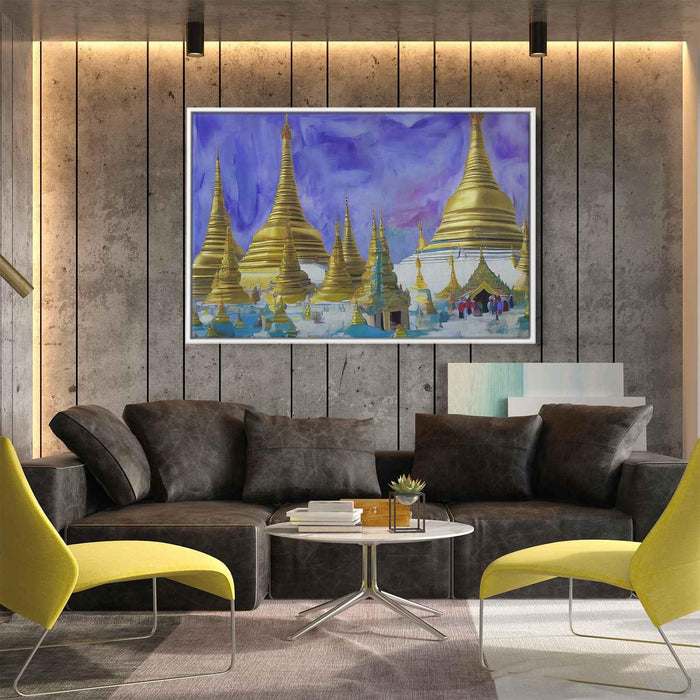 Abstract Shwedagon Pagoda #128 - Kanvah