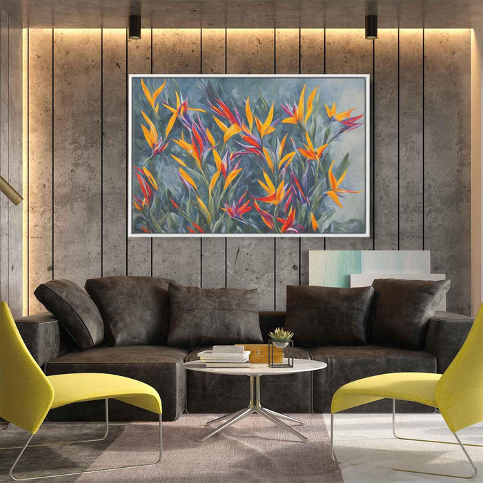 Contemporary Oil Birds of Paradise #114 - Kanvah