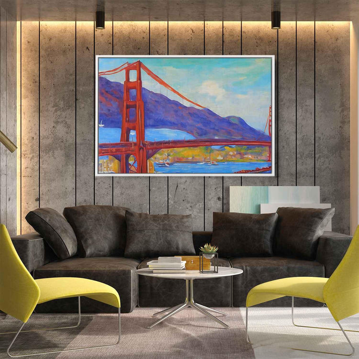 Impressionism Golden Gate Bridge #117 - Kanvah