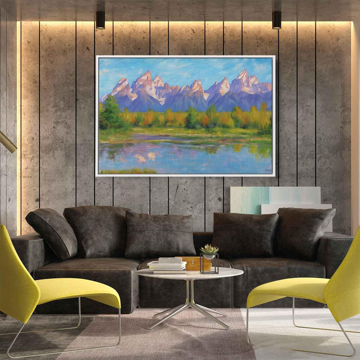 Impressionism Grand Tetons #127 - Kanvah