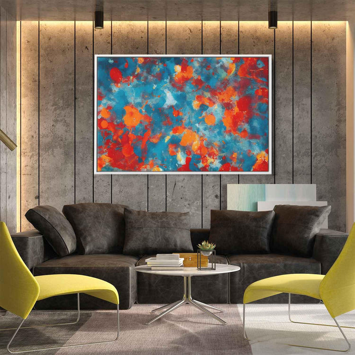 Orange Abstract Splatter #127 - Kanvah