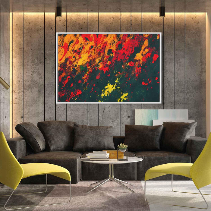 Orange Abstract Splatter #128 - Kanvah