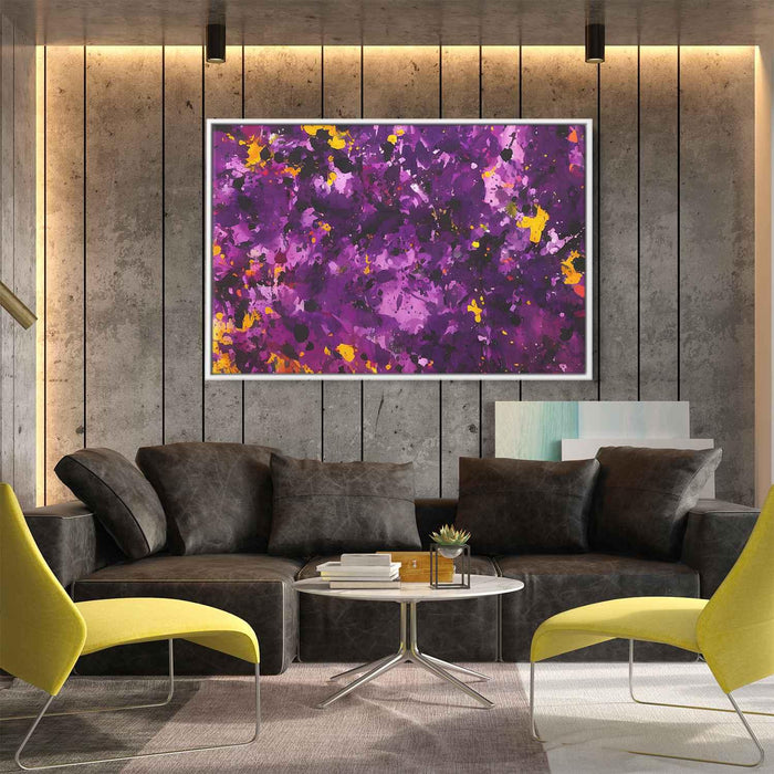 Purple Abstract Splatter #128 - Kanvah