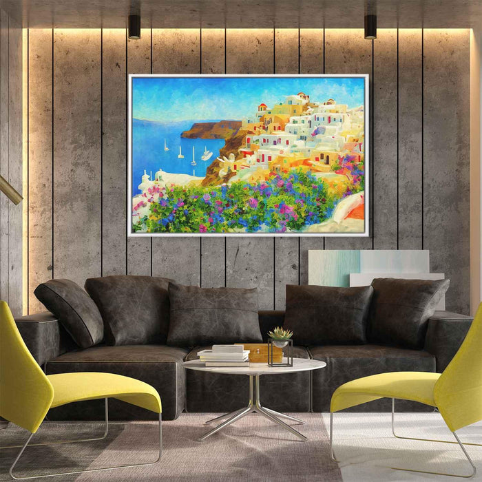 Impressionism Santorini #103 - Kanvah